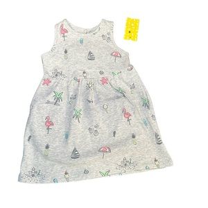 Girls Rumi + Ryder Grey Beach Summer Dress Size 3T